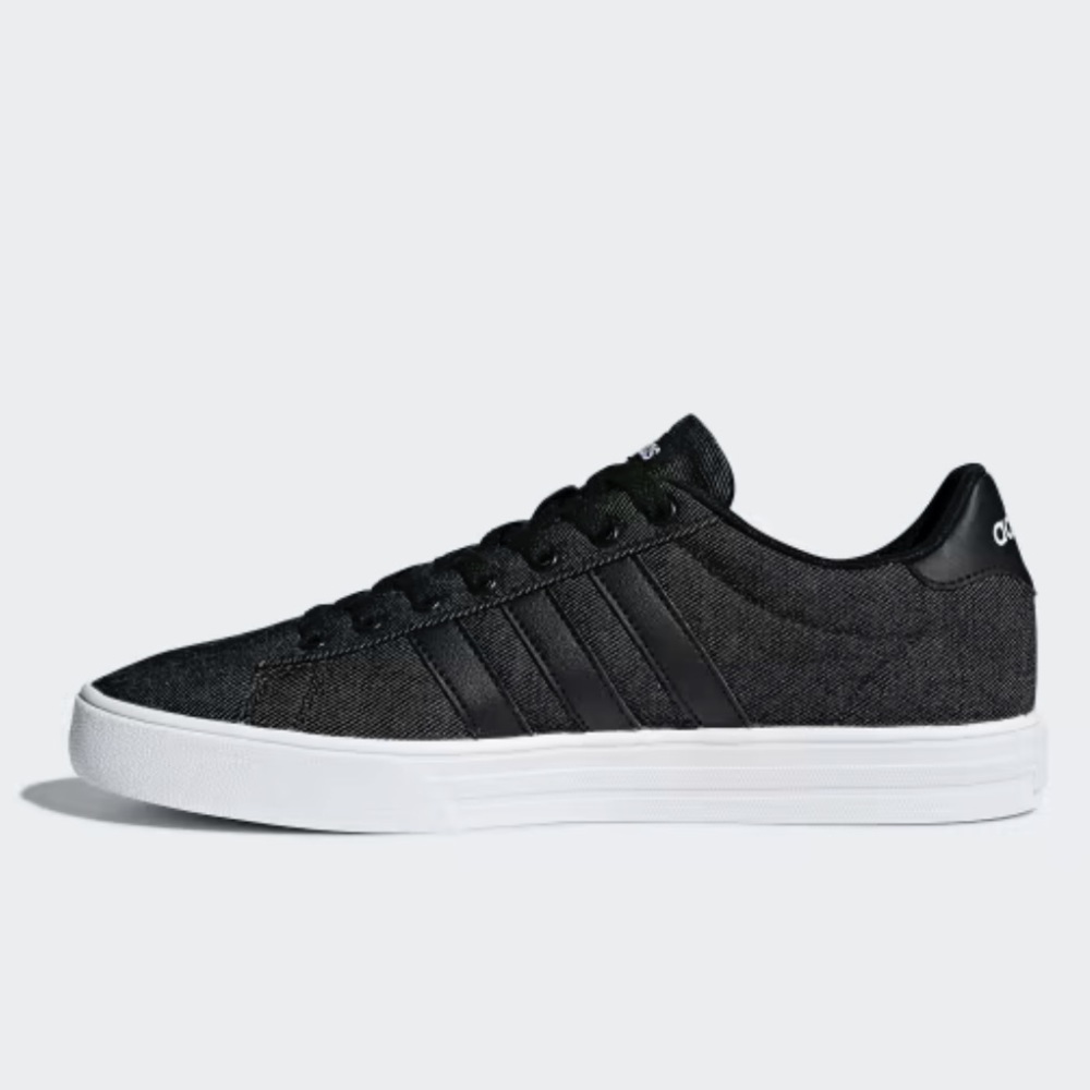 Adidas Men’s Daily 2.0 Denim Black Casual Sneaker 10